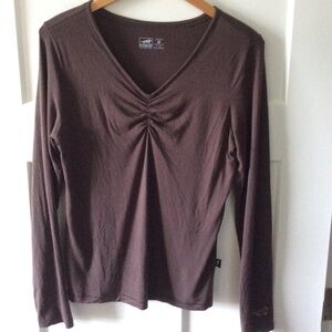 Horny Toad Chocolate Long sleeve SMALL